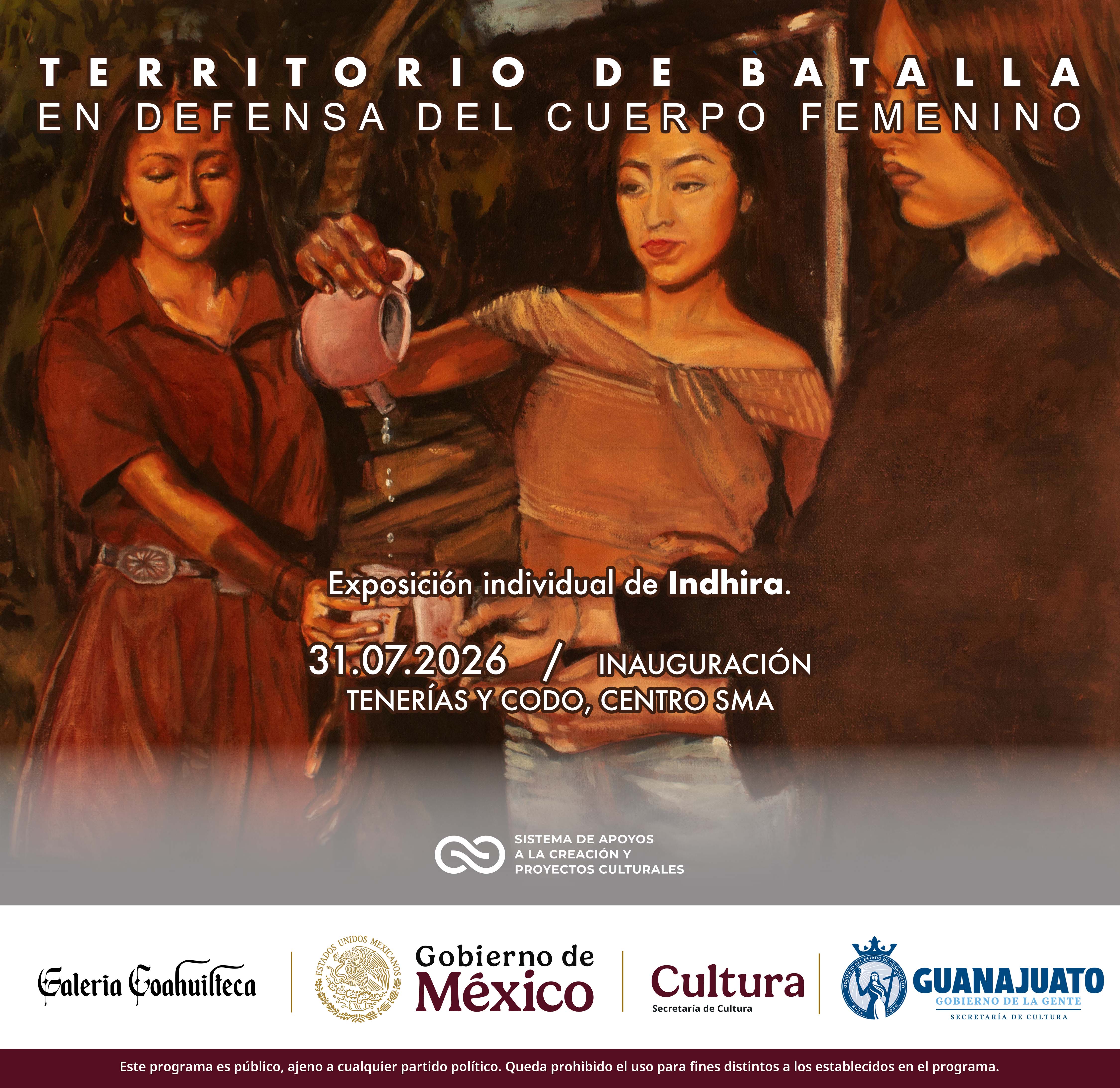 Territorio de Batalla exhibition invitation