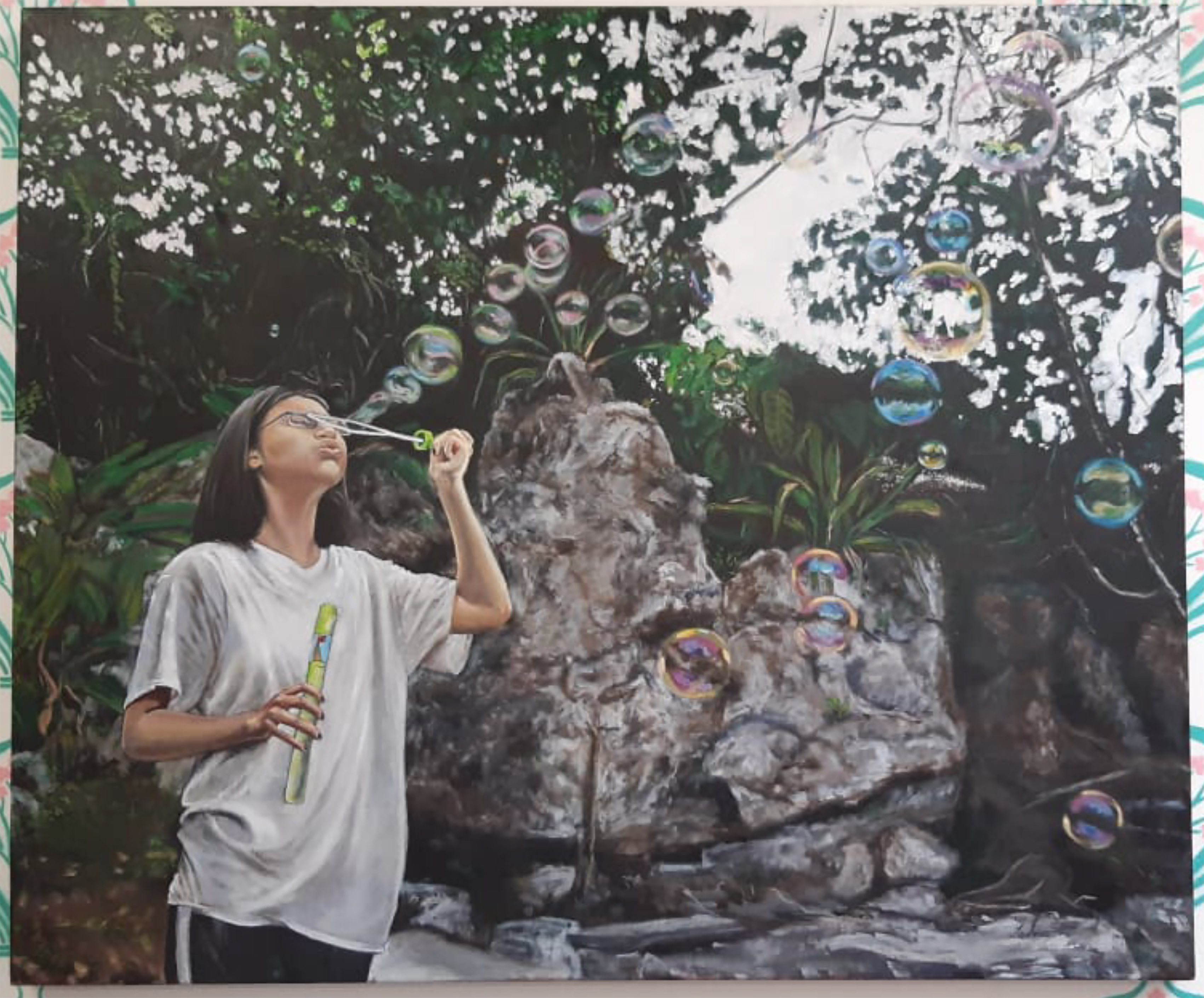 Commissioned oil portrait by Indhira in San Miguel de Allende
